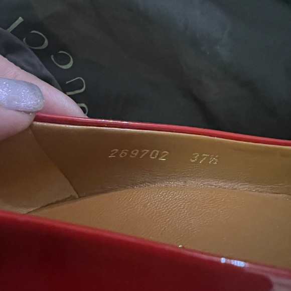 Red patent Gucci 37.5 - Picture 7 of 7
